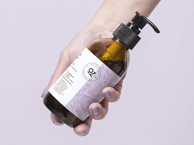 OZ Cosmetics botanical cosmetics ecoprint hand soap handmade label lavender natural organic packaging skincare textures