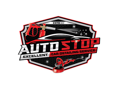 Car Detailing Service Logo