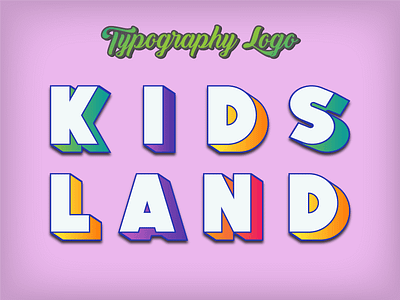 Modern Colorful typography