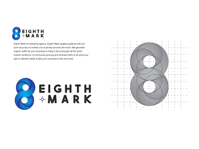 Number Eight Logo Identity Brand Using Shapes art branding design graphic design identity illustration illustrator logo