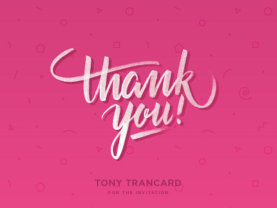 Thank you handlettering handmade hello lettering thank you typo typography