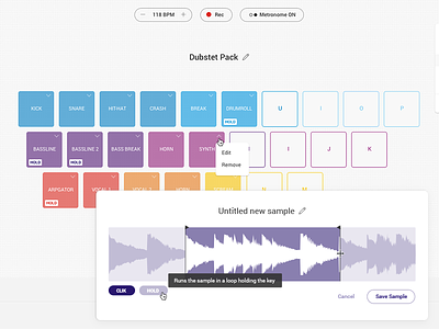 QWERTY Sample app app audio clean desktop dj keyboard mixer sample