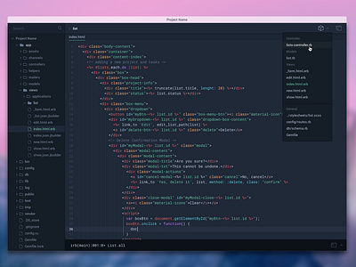MVC Text Editor by Eder Rengifo on Dribbble