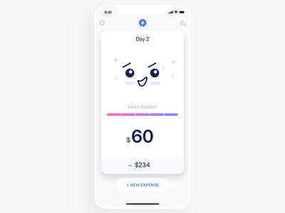 iOS 11 app - Daily budget (WIP)