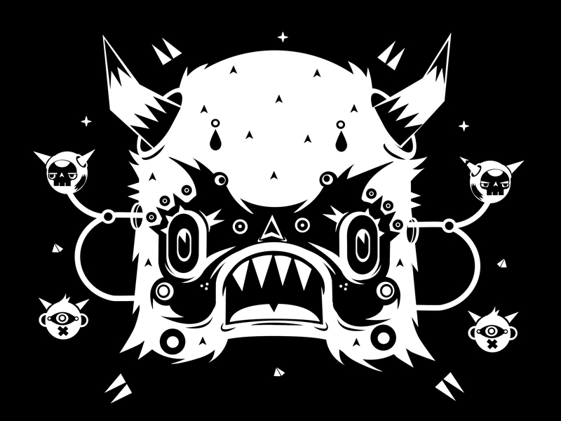 Demon Design by Yema Yema on Dribbble