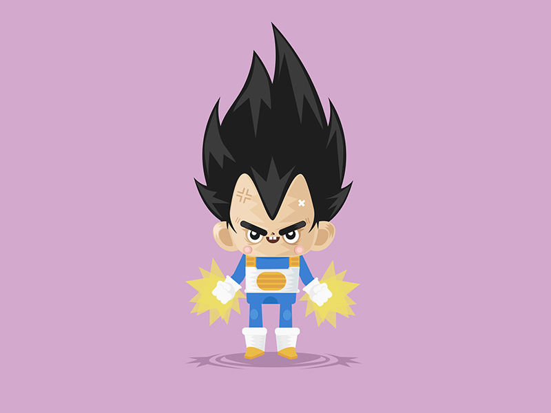 cartoon vegeta