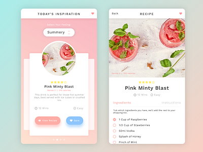 Cocktail Inspiration App