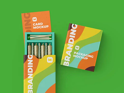 Child Resistant Pre Roll Box With Matches pre roll