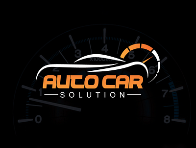 Unique Car Solution Logo branding businesslogo carlogo graphic design logo