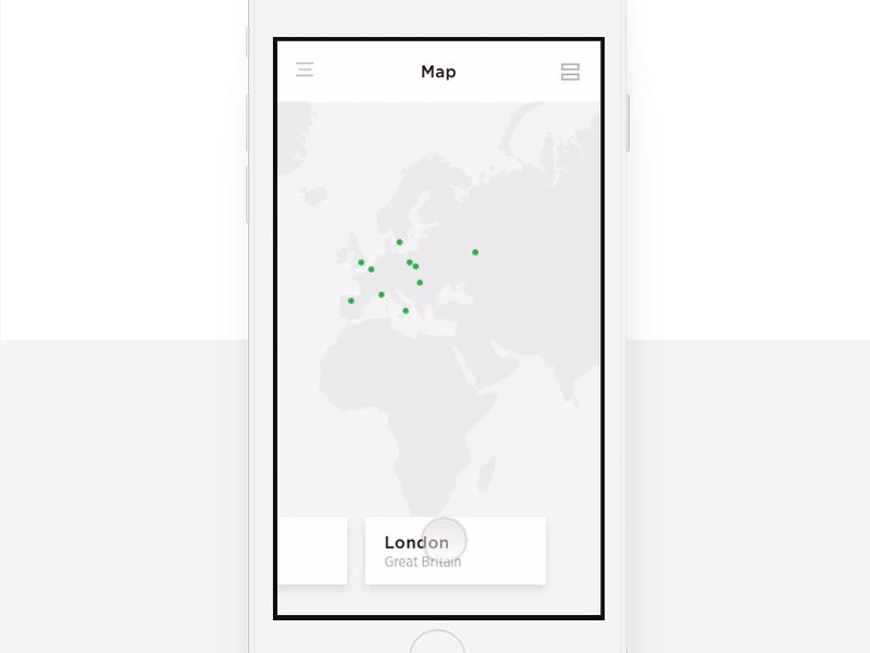 Call local app interactions calls mobile app design user interaction user interface prototype interactive ux ui map communication app animation
