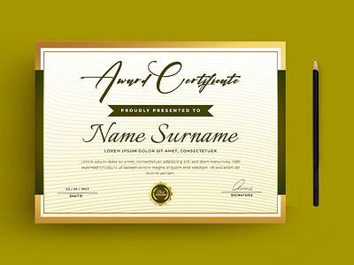 Certificate Design