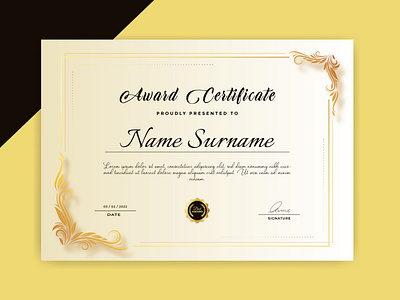 Certificate Design