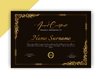 Certificate Design