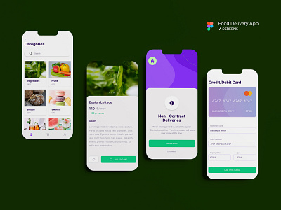 Food Delivery App Design design figmadesign fooddeliveryapp fooddeliverymobileappdesign graphic design illustration mobile app mobileappdesignmockup ui ux
