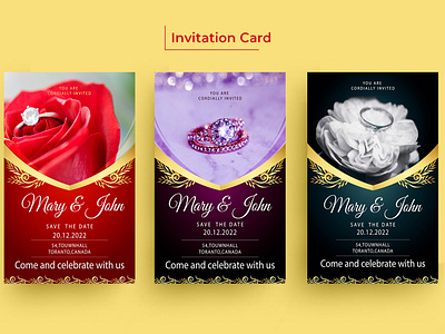 Invitation card design