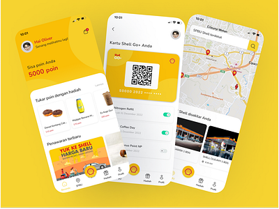 Shell Asia App Redesign Concept gas station gas station app mobile mobile application redesign shell shell asia ui ux