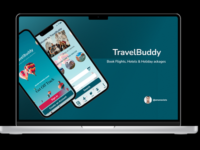 TravelBuddy - Travel App Onboarding design ui ux
