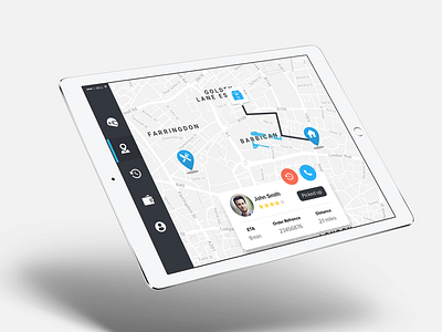 Streamlined app app design biker courier delivery delivery app maps order restaurant restaurant app rider streamlined ui ux