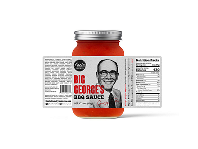 BBQ Sauce Label bbq sauce label branding graphic design