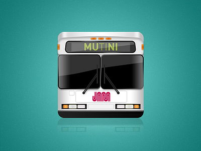 Mutini app icon bus icon icon design iphone iphone icon muni transportation