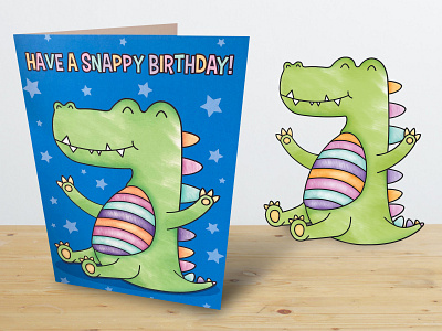 Snappy Birthday design graphic design greeting card illustration photoshop