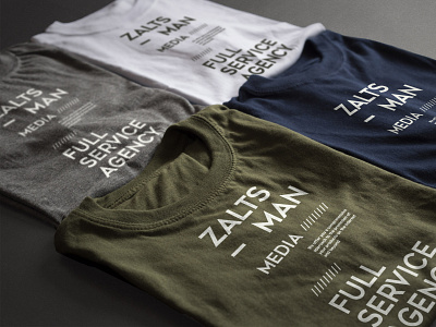 T-shirt Design for Zaltsman Media branding lettering logo tshirt typogaphy