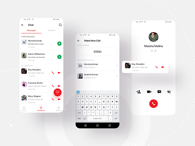 Sohoj App | Make new call android audio audio chat branding call chat chatbots communication contacts design ios ios app design message app mobile send money user experience ux video