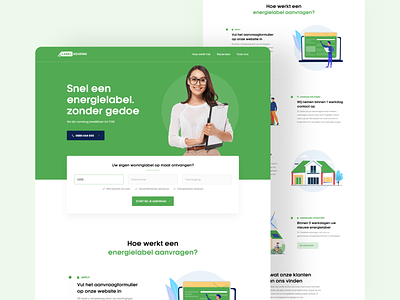 LabelKeuring Website Live branding design energy green home homepage house landing page live logo power redesign user experience user interface website