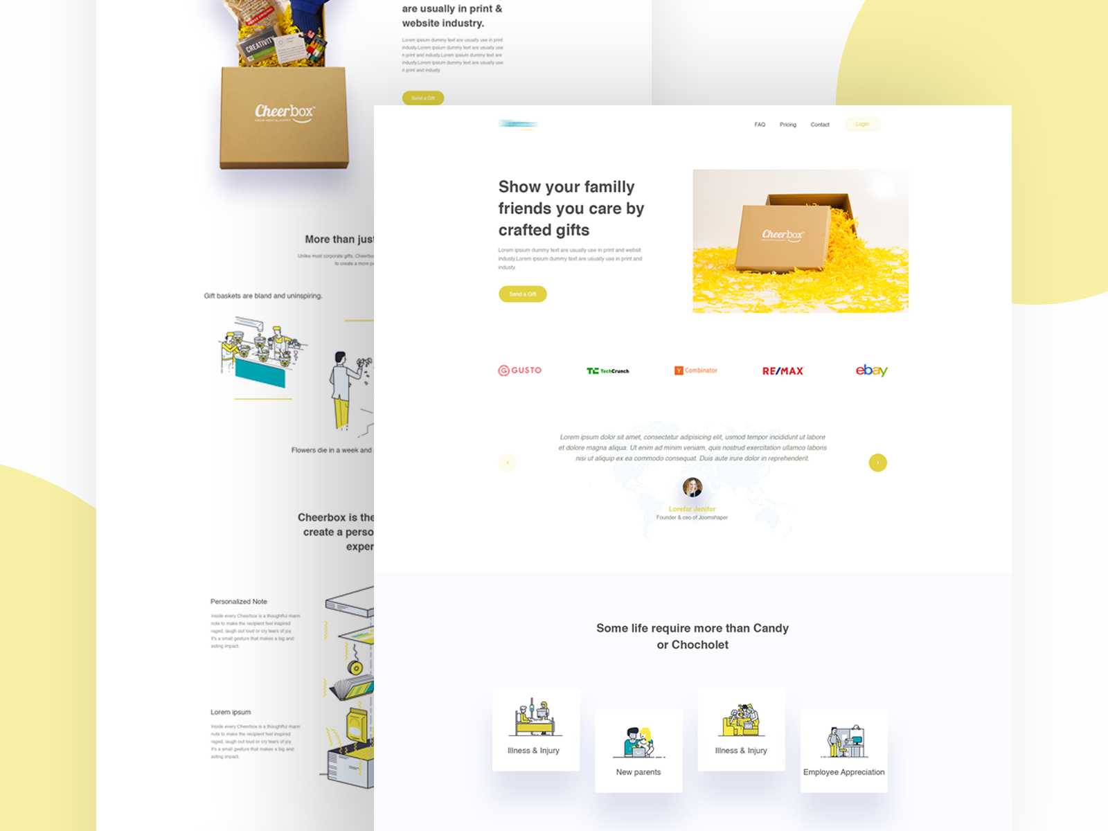 Landing page by Ibrahim Emran on Dribbble