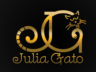 Julia Gato Logo design logo