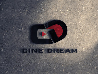 CineDream Logo branding graphic design logo