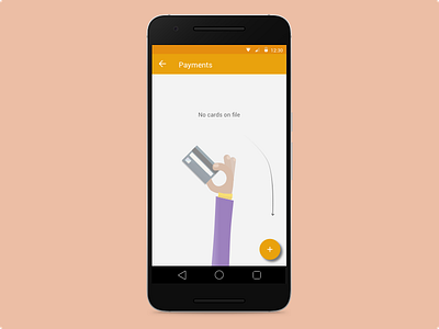 Empty payments screen android illustration payments sketch tapingo