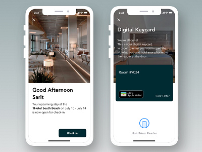 Hotel Check In branding design ios iphone x sketch ui ux vector