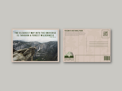 Yosemite National Park Postcard