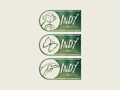 Indy Zoo Logos animal branding conceptual rebrand design icon illustration illustrator indiana indianapolis logo pentool typography vector zoo