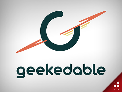 Geekedable Logo branding logo