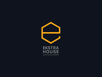 Ekstra House brand branding bussines ci corporate identity house logo poland real estate agency