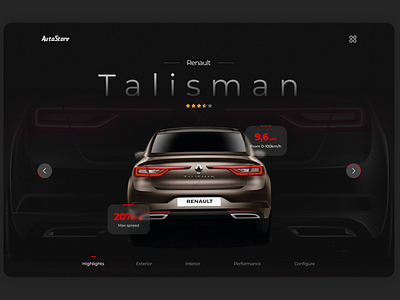 Renault Talisman - Landing page