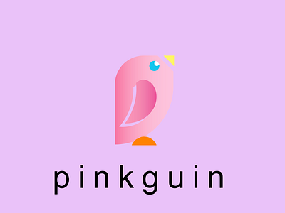 Pinkguin animal logo birds brand design branding design drriible graphic design illustration logo logo branding logo design vector wild life