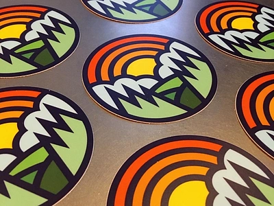 Nature Stickers 2 aaron draplin ddc design sticker mule stickers thicklines