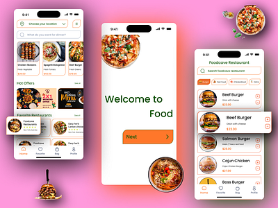 Food Delivery App Concept