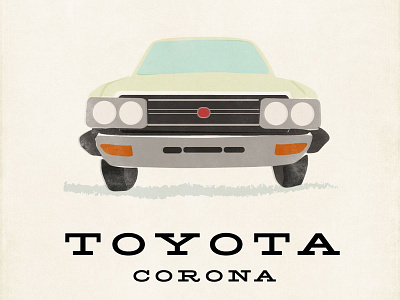 Toyota Corona Illustration