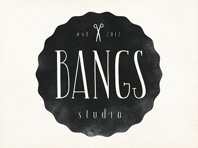 Bangs Salon 2 logo salon seal
