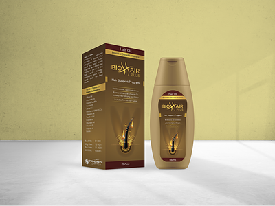 Hair Oil Packaging Design