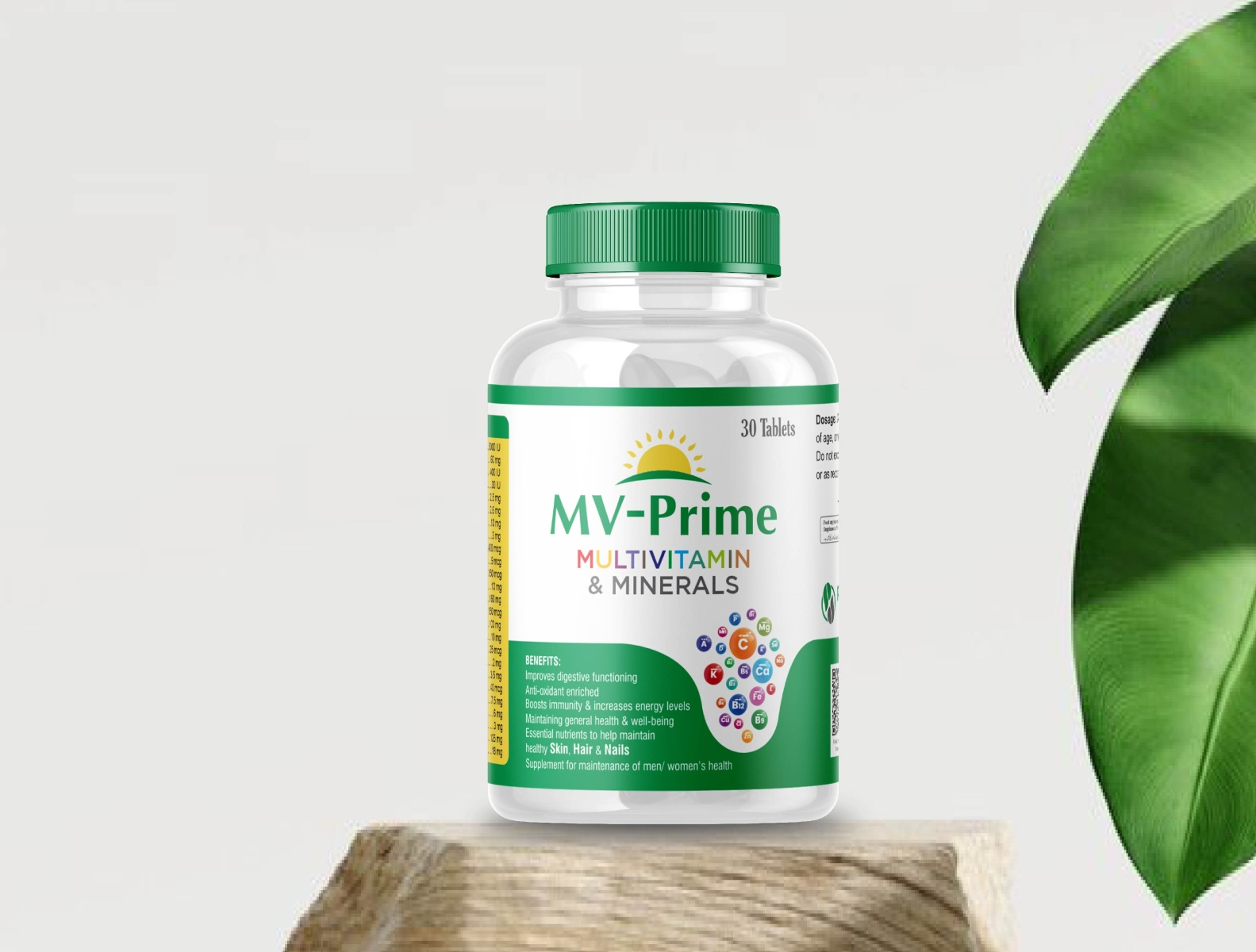 Multivitamin Label Design by Muhammad Ismail on Dribbble