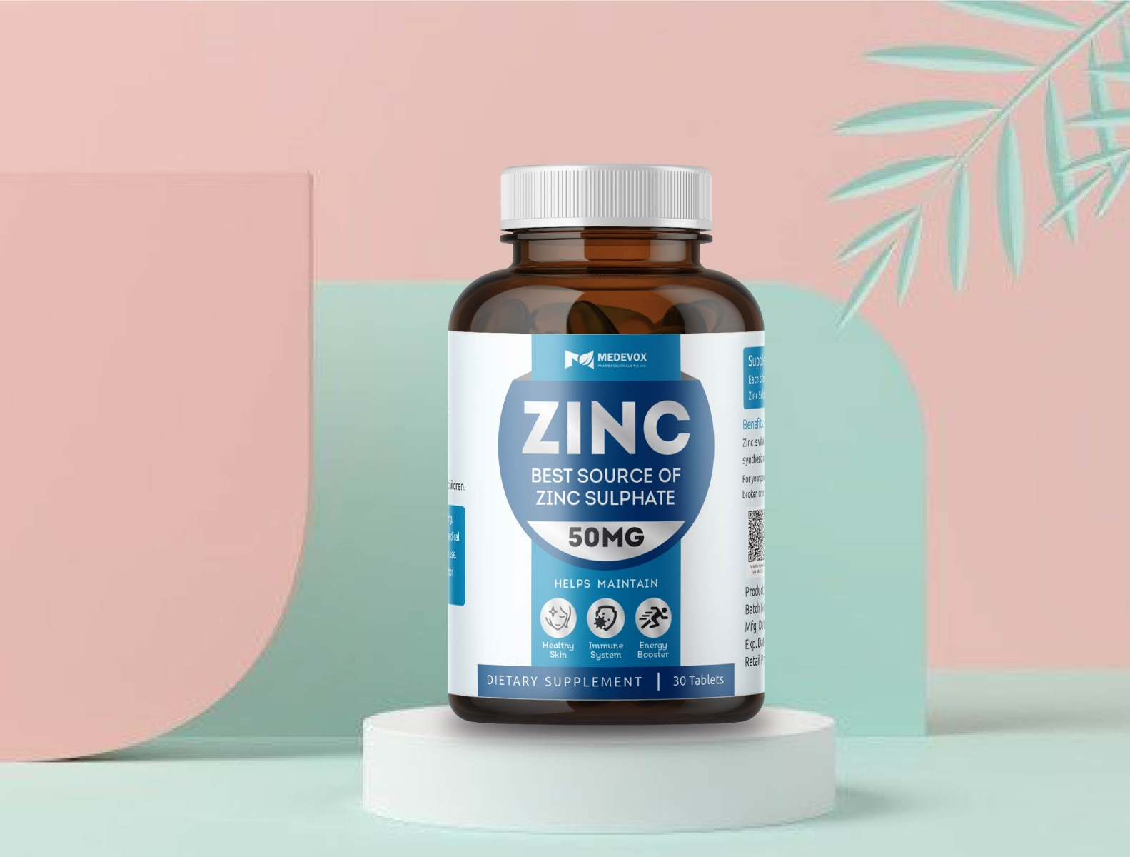Zinc Supplement Label by Muhammad Ismail on Dribbble