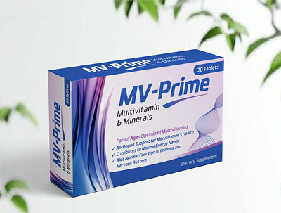 Multivitamin Packaging Design branding dietary supplement multivitamin multivitamin product packaging design product design vitamin product
