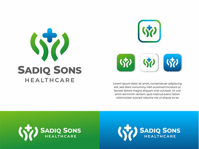 Pharma Healthcare Logo brand identity branding healthcare logo icon logo logo design logo designer logo icon nutra logo pharma logo symbol logo