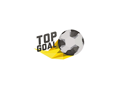 Top Goal branding design logo soccer video game