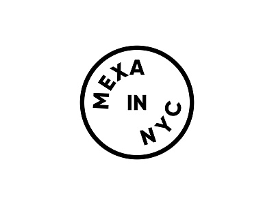 Mexa In NYC blog brand logo logotype new york